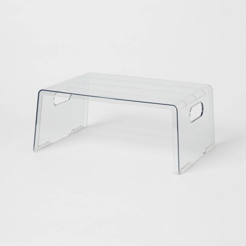 Small Plastic Bathroom Tray Clear - Brightroom™