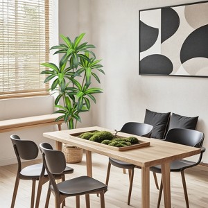 59 Inch Tall Artificial Green Plants, High-end Luxury Brazilian Wood Fake Plants, Bionic Potted Landscaping for Indoor Living Room - 1 of 4