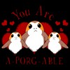 Men's Star Wars Valentine's Day You Are A-Porg-Able T-Shirt - 2 of 4