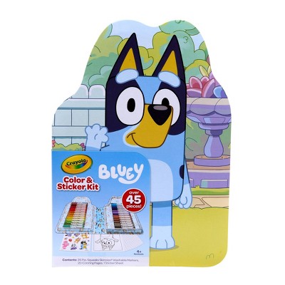 Crayola Color and Sticker Kit Bluey