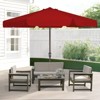 Hyleory Versatile 11ft Octagonal Center Pole Patio Umbrella - Adjustable Shade - 3 of 4