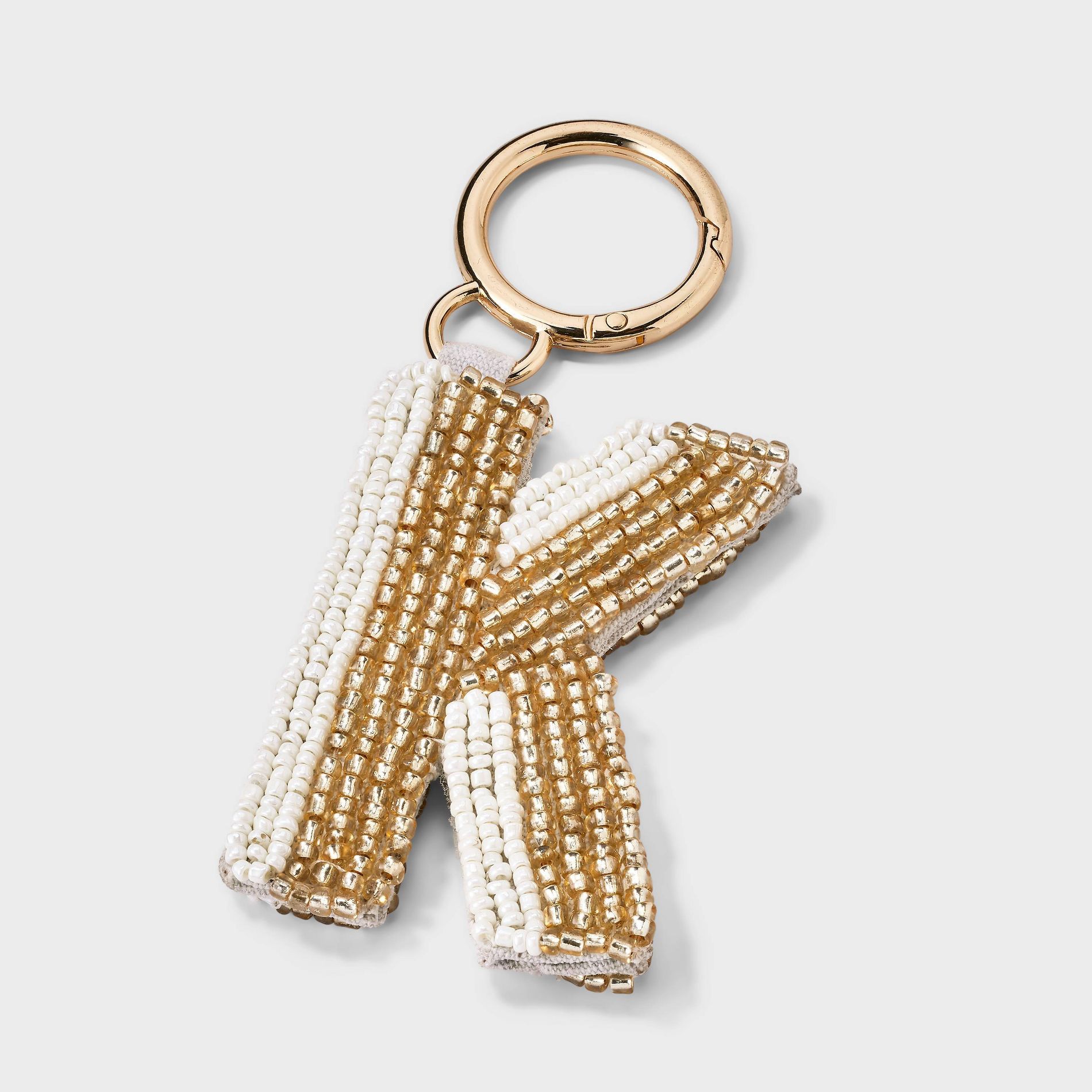 Beaded Monogram Letter K Bag Charm - A New Day™ Multi