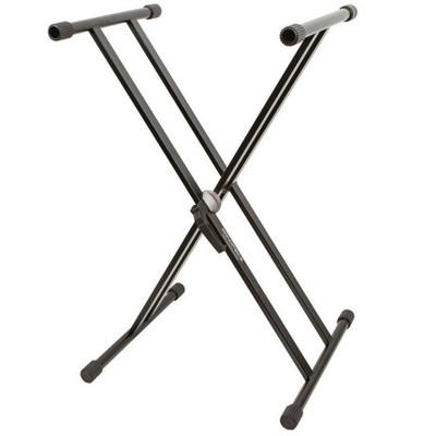 Monoprice Heavy-Duty Adjustable Double X-Frame Keyboard Stand w/ Quick Release