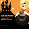 Underwraps Oversized Chunky Gold Chain Adult Costume Accessory - 4 of 4