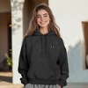 Dalix Butterfly Embroidery Washed Hoodie Sweatshirt Hoodie Fleece Relaxed Fit Lounge Womens - 4 of 4
