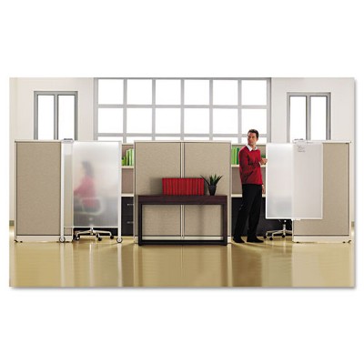 Clear Aluminum Polycarbonate Sliding Partition Screen with Whiteboard