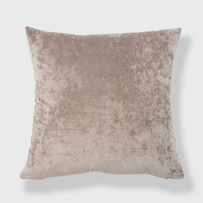 Pink crushed best sale velvet pillow