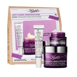 Kiehl's Anti-Aging Prep Set (Super Multi-Corrective Cream 1.7oz, Super Multi-Corrective Eye Zone Treatment 0.5oz, Retinol Micro-Dose Serum 0.34oz) - 1 of 3