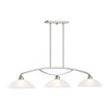 Livex Lighting Somerset 3 - Light Island Pendant Light in  Brushed Nickel - 3 of 4