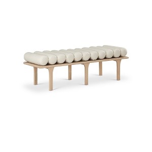 Meridian Furniture,Landon Vegan Leather Bench - 1 of 4