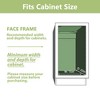 LOVMOR 2 Tier Pull Out Cabinet Organizer 13.5" W x 21.5" D Slide Out Under Sink Organizer Sliding Wire Shelves Storage - 4 of 4