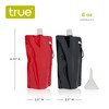 True Smuggle Plastic Flasks for Liquor - Hidden & Discreet Flexible Plastic Flask with for Travel & Cruise Liquor Beverages - Set of 2 - 3 of 4
