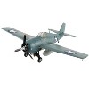 Grumman F4F-4 Wildcat Fighter Aircraft "USS Yorktown" (1942) US Navy "Air Power Series" 1/48 Diecast Model by Hobby Master - 2 of 4