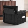 CAVINAS 33 Inch Oversized Swivel Corduroy Lounge Chair, Single Sofa Chair with Plush Cushion, for Small Spaces - 4 of 4