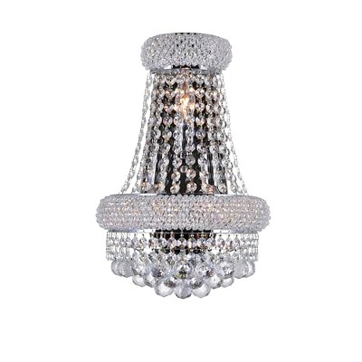 CWI Lighting Empire 3 Light Wall Sconce With Chrome Finish