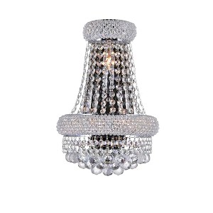 CWI Lighting Empire 3 Light Wall Sconce With Chrome Finish - 1 of 4