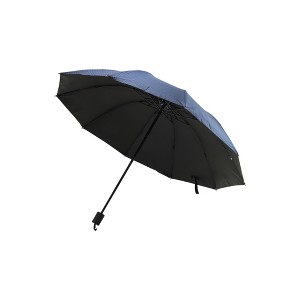 Unique Bargains Outdoor Umbrella 10-rib Twill Business Manual Umbrella Sun Protection Impact Cloth Vinyl 42.52"x29.13" 1 Pcs - 1 of 4