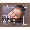PosterPalooza | Photo Size Shabby Chic Brown Picture Frame - UV Acrylic, Foam Board Backing, Hanging Hardware - 2 of 4