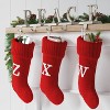 Knit Monogram Christmas Stocking Red - Wondershop™ - 2 of 3