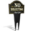 Signs Authority 15" x 9.5" Aluminum No Soliciting Yard Sign - Non-Reflective - image 4 of 4