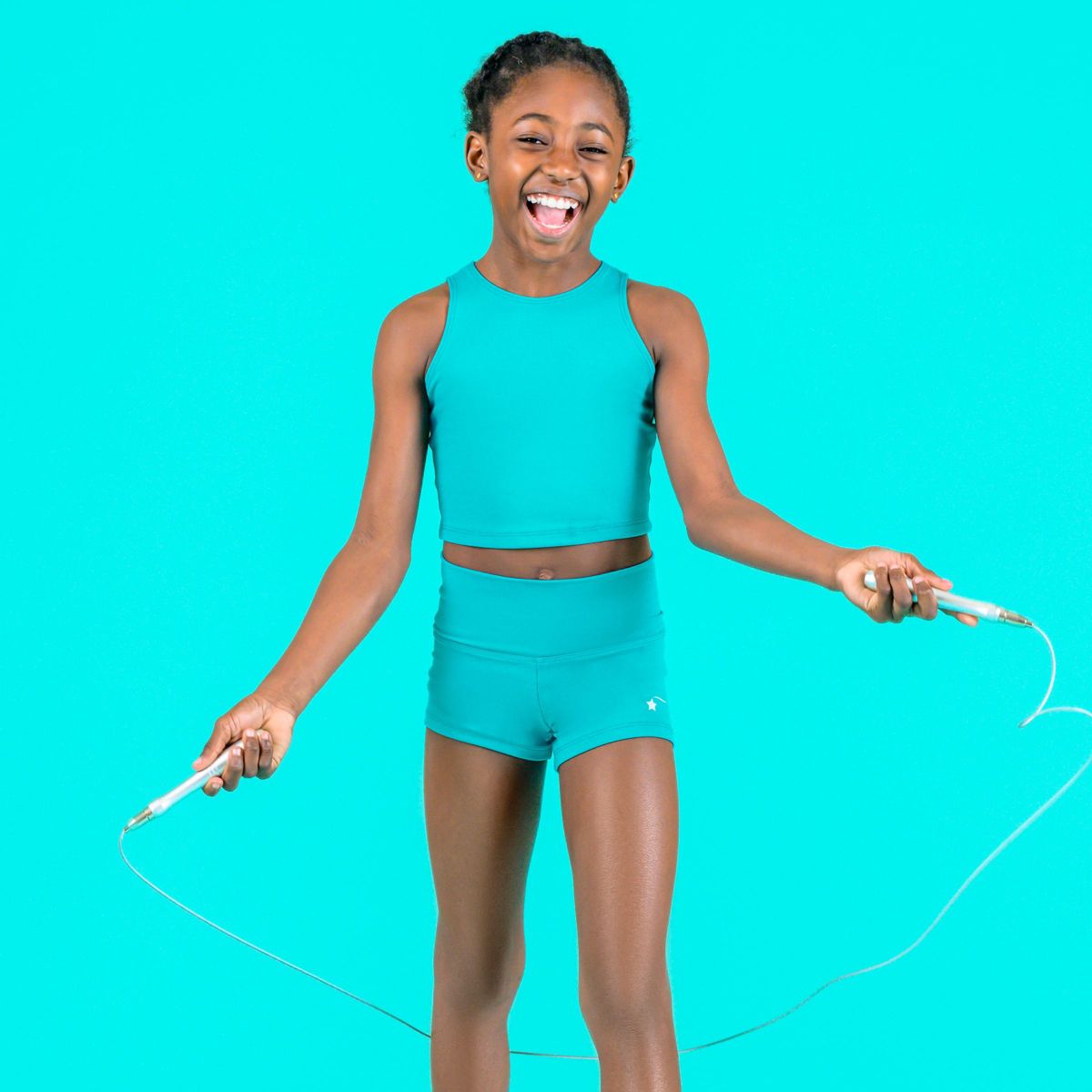 Destira Junior's Turquoise Sport Tank - thumbnail 3