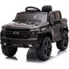 Garvee 12V Kids Ride-On Truck – Electric Silverado Trail Boss with Remote Control, MP3/Bluetooth, LED Lights & Suspension - 2 of 4