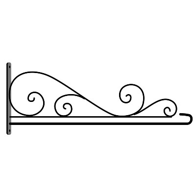 Evergreen Swirl Wall-Mount House Flag Hanger