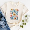 Simply Sage Market Watercolor Daisy Garden Short Sleeve Tee - 3 of 4