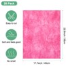 Unique Bargains Cotton Waterproof Floral Gift Wrap Paper 38 Pcs - 3 of 4