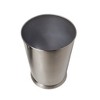 Saturday Knight Ltd Roche Modern Iron Construction Bath Waste Basket - 10.33x7.78x7.78", Nickel - 2 of 4