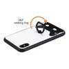 Reiko iPhone X/iPhone XS Cat Design Case with Rotating Ring Stand Holder - 3 of 4