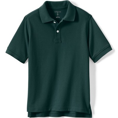 Lands' End Kids Short Sleeve Mesh Polo Shirt - X-small - Evergreen : Target