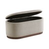 CAVINAS Modern Lift-Open Top Ottoman Bench with Cushioned Seat,Upholstered Storage Bench for Living Room - 2 of 4