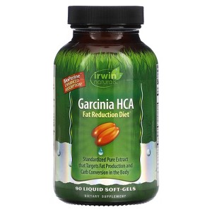 Irwin Naturals Garcinia Hca Fat Reduction Diet Supplement, 90 Count - 1 of 2