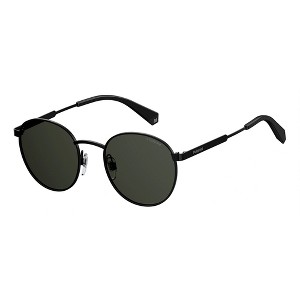 Polaroid PLD 2053/S 807_M9 Unisex Panthos Polarized Sunglasses Black 51mm - 1 of 3