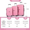 3PCS Suitcase Luggage Sets, Hardshell PP Lightweight Suitcase with TSA Lock, Spinner Wheels (20/24/28 IN) -ModernLuxe - 2 of 4