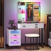 fredees Makeup Vanity with LED Light - 3 of 4