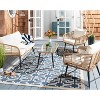 Harrley 4Pc Living Set - Indoor/Outdoor - PAT9006 - Safavieh - 2 of 4