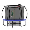 Jump Into Fun 10FT trampoline With Backboard, Basketball, Ladder,UV Resistant Spring Pad,Enclosure Net Recreational Trampoline For Kids And Adults - 2 of 4