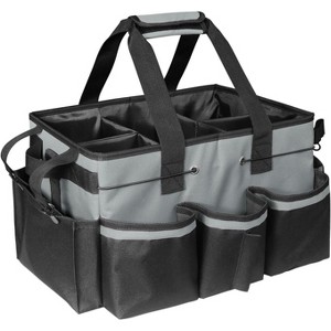 Wearable Cleaning Caddy Bag with Handle and Shoulder Straps, Supplies Organizer with Detachable Divider for Cleaners and Housekeepers - 1 of 4