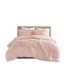 3Pcs Duvet Set, Solid Bedding Set, Polyester Bed Comforter - 4 of 4