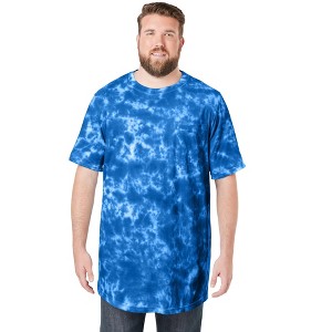 KingSize Shrink-Less Lightweight Longer-Length Crewneck Pocket T-Shirt - 1 of 4