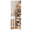 ORRD 6-Door Mirrored Shoe Cabinet for 36 Pairs, Adjustable & Ventilated Entryway Organizer for Small Spaces - 4 of 4