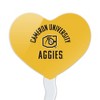 Cameron University Aggies Logo Heart Love Cupcake Picks Toppers Decoration Set of 6 - 2 of 4