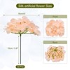 Unique Bargains Wedding Centerpieces Decoration Silk Artificial Hydrangea Flowers - 2 of 4