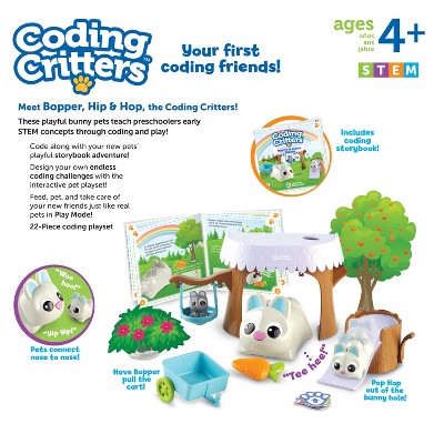 Coding Critters Bopper Hip & Hop Screen-Free STEM Toy Set
