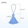 Unique Bargains Cotton Mini Hanging Loop DIY Functional Bookmark Tassels 20 Pcs - 2 of 4