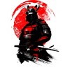 Women's Design By Humans Samurai Warrior By clingcling Racerback Tank Top - 2 of 3