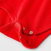 Baby 2pc Peanuts Little Snoopy Christmas Bodysuit and Pants Set - Red/Green - 3 of 4