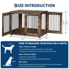 Dog Crate Furniture, Wooden Pet Crate with Dual Doors - 3 of 4
